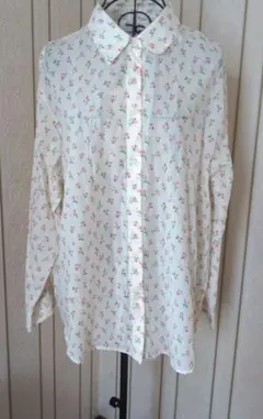 INES DE LA FRESSANGE 花柄長袖シャツ XL