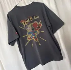 TOM & JERRY トムとジェリー スーパーマン Tシャツ グレー