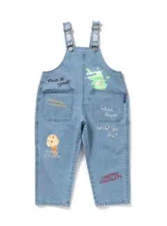 【新品タグ付き】オーバーオール わんぱくサロペット140センチ