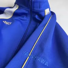 asics アシックス ジャージ トラックジャケット ブルー ホワイト ブルーのサムネイル