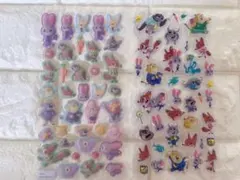正規品 ディズニー ズートピア プチドロップステッカー コットンパフィーシール