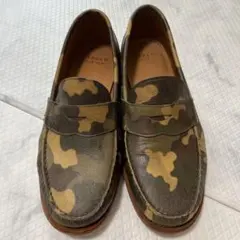 TAKEO KIKUCHI レザーローファー 迷彩 27.0cm表記70メンズのサムネイル