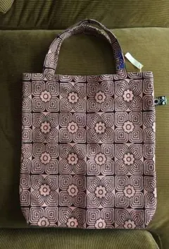 bindu レトロフラワー トートバッグ