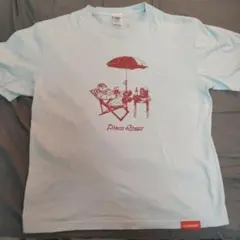 ジブリの立体造形物展　紅の豚　ポルコ・ロッソ　Tシャツ　Lサイズ