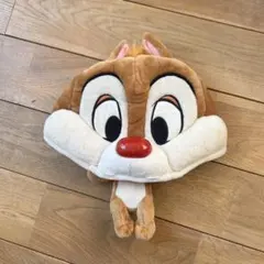 美品　ディズニー　ファンキャップ　チップ ぬいぐるみ帽子