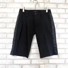 トミーヒルフィガー　ハーフパンツ　黒　S サイドラインのサムネイル