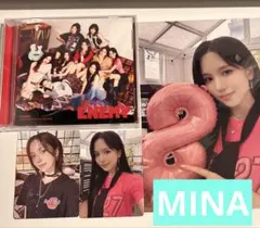 TWICE 『ENEMY』通常版CD ポストカード、当日販売トレカセット ミナ