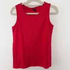 <SALE>【GAP kids】赤 コットン ノースリーブタンクトップ