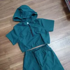 SHEIN セットアップ 7Y グリーン