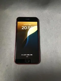 超美品　国内版　SIMフリー　iPhoneSE 第二世代　64GB レッド色