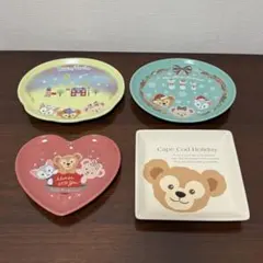 ダッフィーアンドフレンズ スーベニア 皿 コースター duffy disney