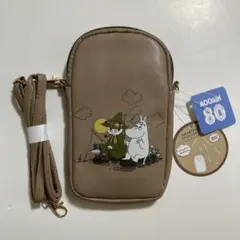 MOOMIN ムーミン スナフキン スマホショルダーバッグ 新品未使用 ベージュ