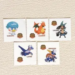 ポケセン・ポケモンカフェでしか手に入らない非売品のシール、ステッカー、グッズ等 ポケセン・ポケモンカフェでしか手に入らない非売品のシール