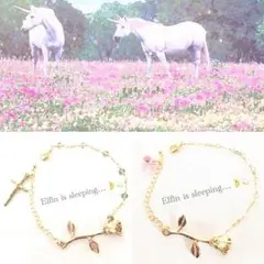 ROSE♡クリスタルビーズブレス♡