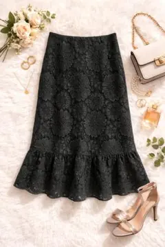 ルルウィルビー ブラック ロング フレアスカート 2026年最新】Loulou Willoughby カラー：ブラック系 レディース ロング