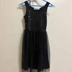 H&M キッズ スパンコール ドレス ブラックのサムネイル