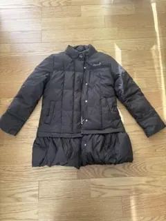 Pom-ponette ブラック ダウンコート