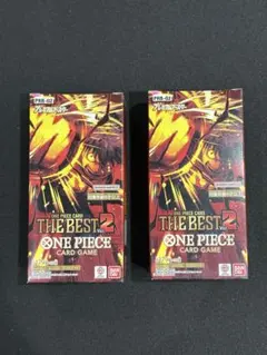 テープ付 新品未開封 3BOX ベスト2 ワンピース カードゲーム PRB-02 