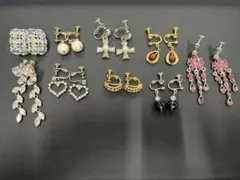 多様なデザインイヤリング9点セット