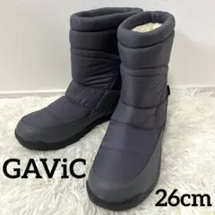 【新品タグ付】GAViC スノーブーツ　26㎝　グレー　防水　防滑