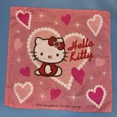 当時物　ハローキティ ハンカチ 2003年製　20cm×19.5cm 平成レトロ