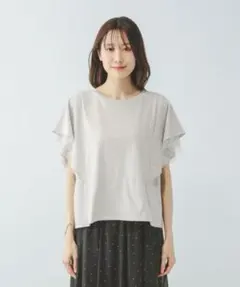 グローバルワーク ひんやり涼しい/フローズンT袖フレアプルオーバーのサムネイル