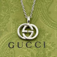 美品⭐️激渋】GUCCI インターロッキングGネックレス 喜平チェーン