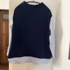 フェリシモ　レイヤード風シャツのサムネイル