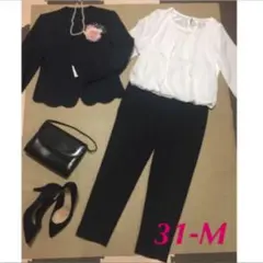 31(2)-M【新品】レディーススーツ パンツスーツ 入園式 入学式