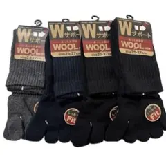 メンズ　靴下　ソックス　紳士靴下 五本指ソックス　5本指ソックス ウール混
