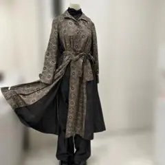 大島紬　きものリメイク　ワンピース