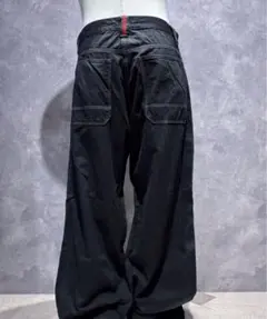USA古着 LEVI’S ブラック ワークパンツ ワイド アメカジのサムネイル