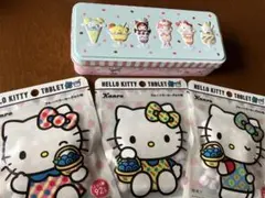 サンリオ★キャラクターズパフェ缶★ハローキティ ★タブレット ★3パック★4点