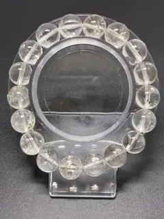 【84161】 虹入り ハーキマーダイヤモンド 17mm ブレスレット 天然石 84161】 虹入り ハーキマーダイヤモンド 17mm ブレスレット 天然石