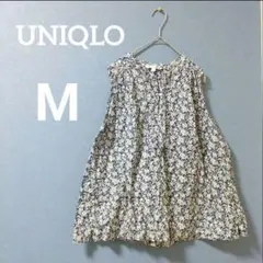 UNIQLO リバティプリント ノースリーブ M