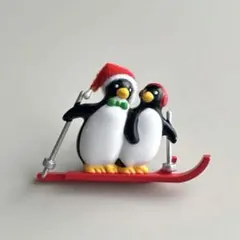 AVONブローチ ペンギン　スキー　アメリカ　ビンテージ　1990s