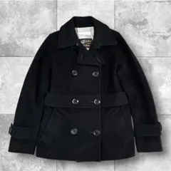 お値下げしました　Spick and spanウール ピーコート 黒 2026年最新】Spick and Span レディース ピーコート・ウールコートの