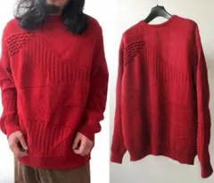 定価1.5万 j.s.homestead ビッグシルエット 3Dジャガードニット