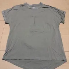 首周りスッキリ！NAVY グレー 半袖Tシャツのサムネイル