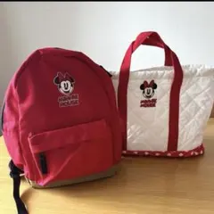 ミニー　リュック&トートバッグ　セット