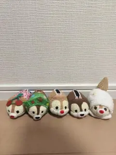 香港ディズニー レア ツムツム チップ＆デール ファンフェア きのこ