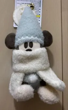 ディズニー　2025クリスマス　リルリンリン　ぬいぐるみバッチ　ブルー