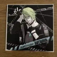 ブラックスター Out side CDジャケット風 ミニ色紙大カード