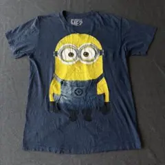 【US古着】ミニオン 半袖Tシャツ ネイビー Mサイズ 怪盗グルー キャラクター