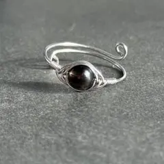 WR712SS 天然石 パワーストーン ワイヤーリング 山東省産 スターモリオン