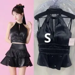 ブラック　fm3593 ローブドフルールグロッシーブリエAngelRキャバドレス