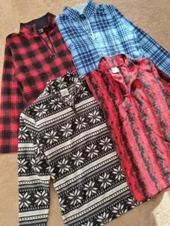 ★未使用あり★IGNIO イグニオ　フリース素材　長袖カットソー 4枚セット