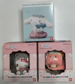 サンリオ キャラクターズフレンズのシナモロール きぐるみ〜ずのキティ/ ララ