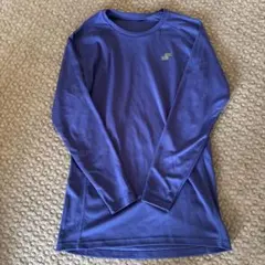 青色 アンダーシャツ Mサイズ Sロゴ