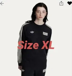 adidas Originals × Oasis スリーストライプス長袖Tシャツ